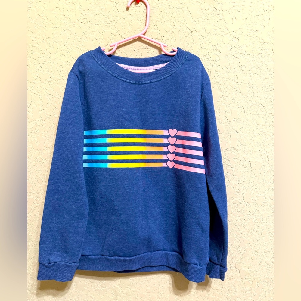 Ponytails Girls Blue Sweatshirt